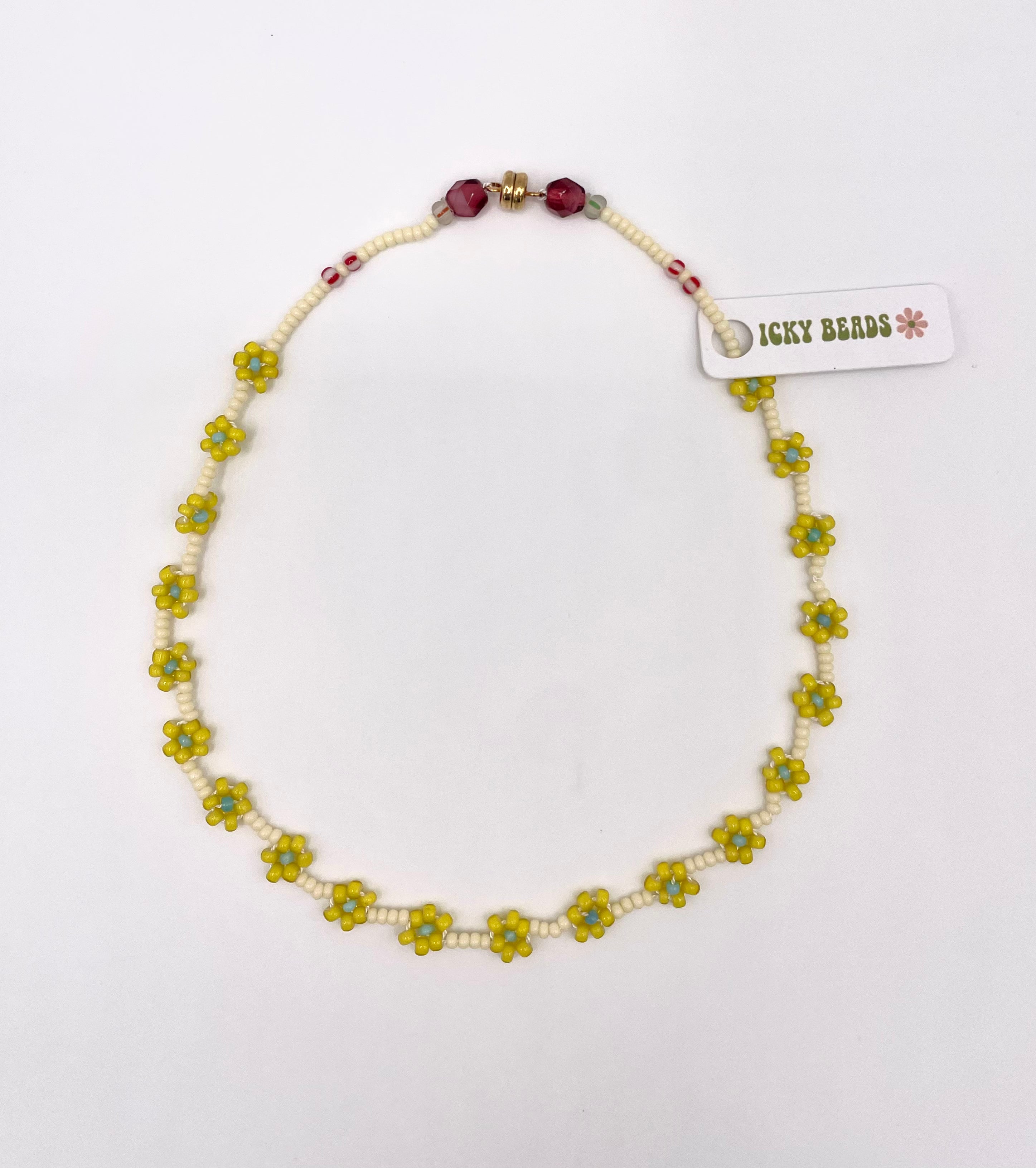 Vintage Icky Beads Daisy Chain