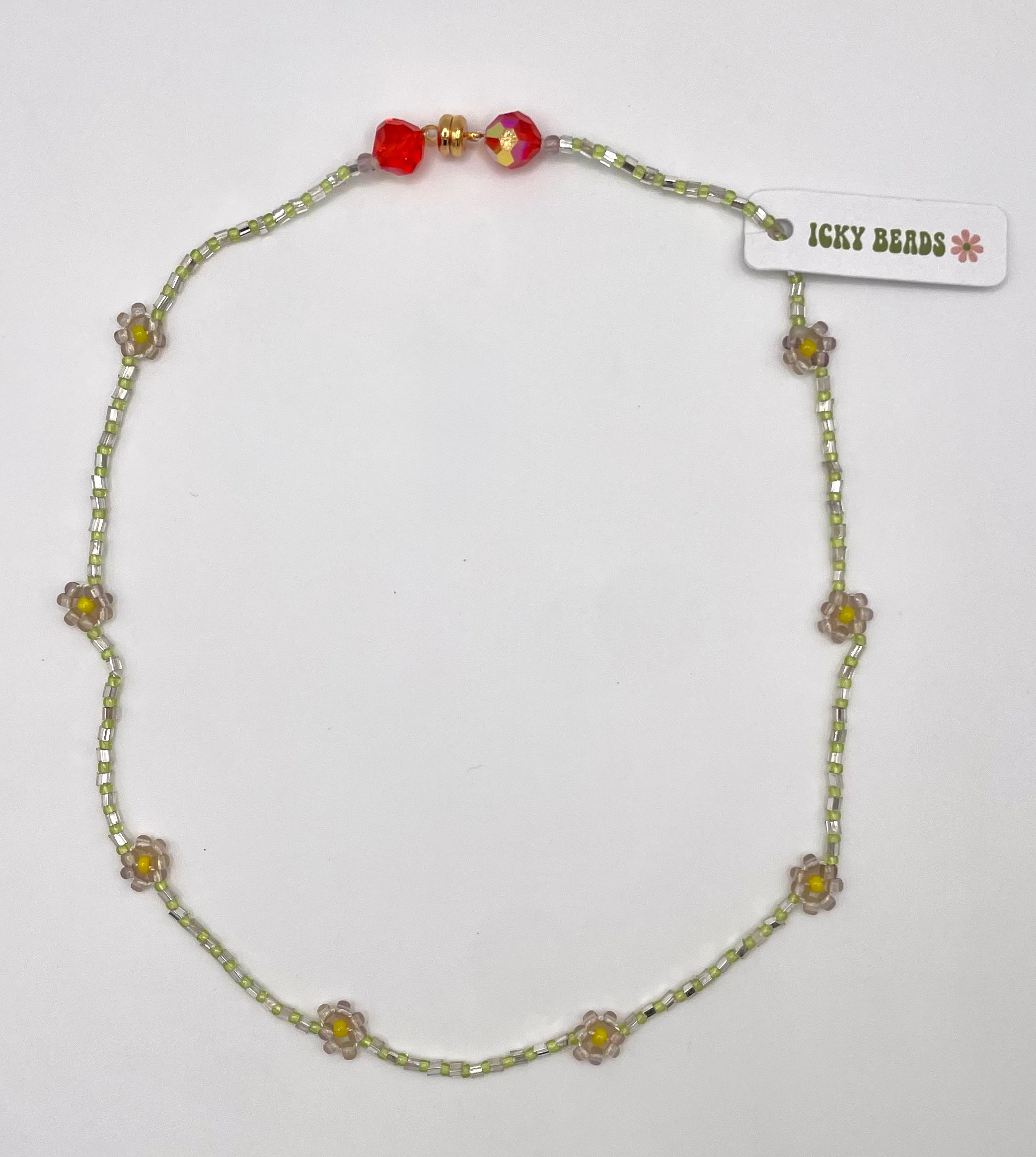 Vintage Icky Beads Daisy Chain