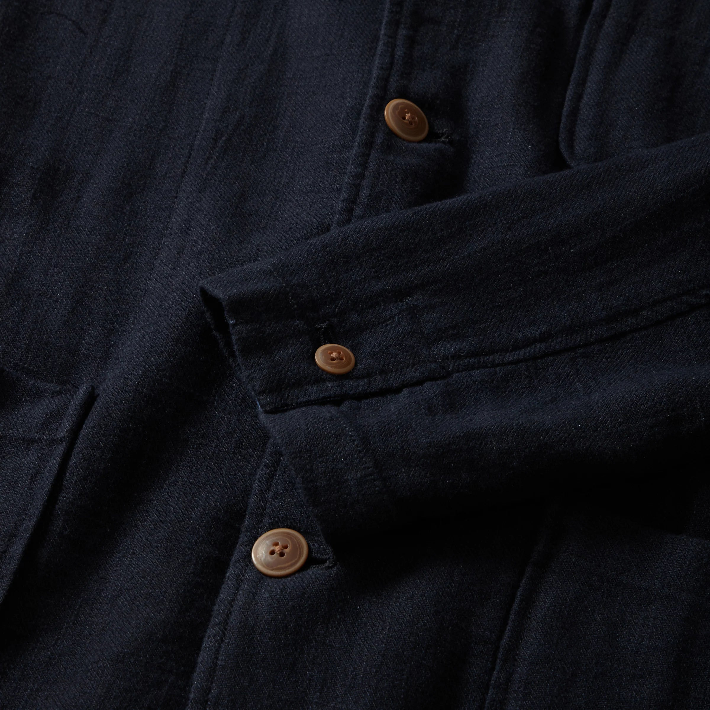 Nelson Ramie Stand Up Collar Jacket