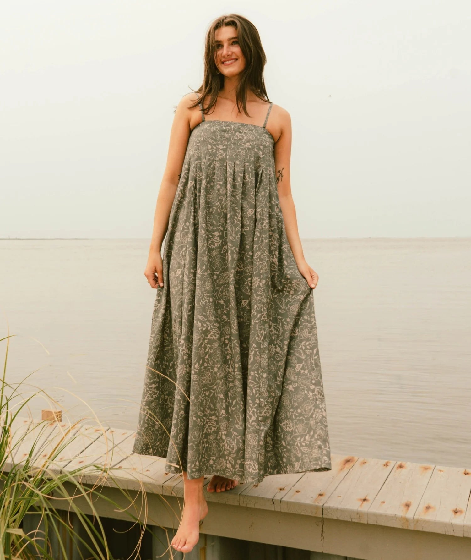 Brielle Dress - Green