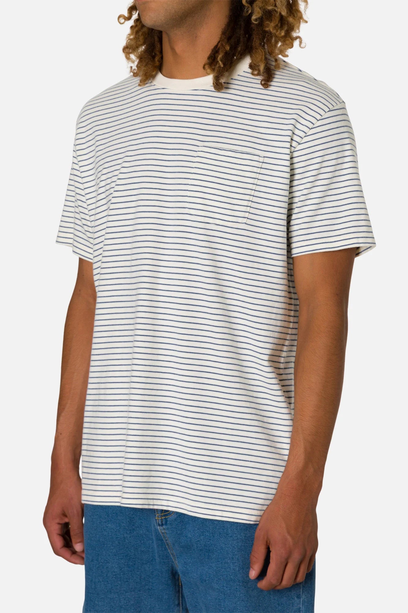 Finley Pocket Tee - Captain Blue