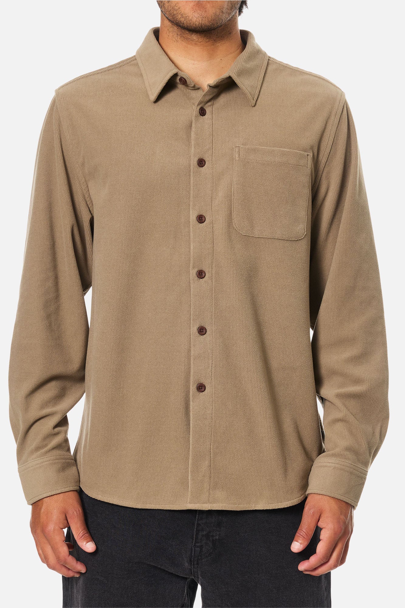 Roland Shirt - Gray Rock