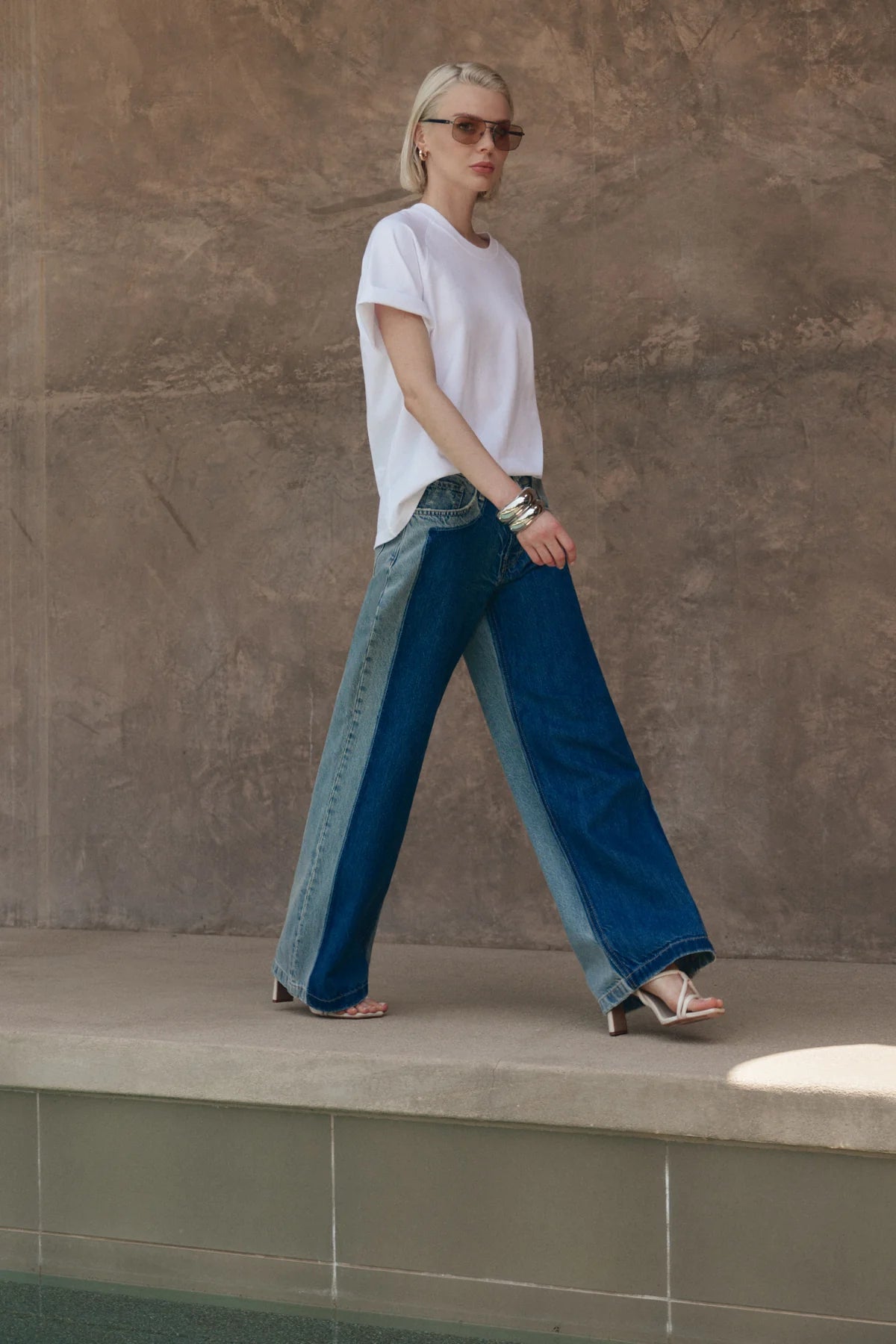 Rylee Low-Rise Loose Pant with Patch - Double Take