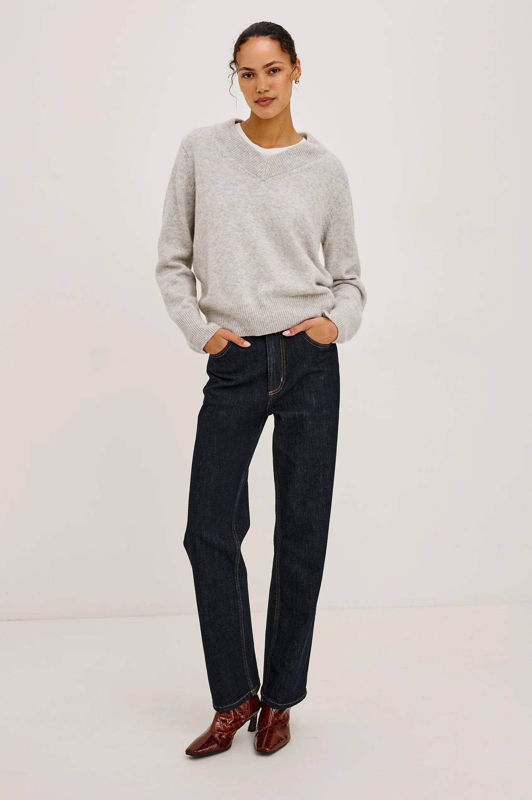 Lidya Sweater - Heather Grey