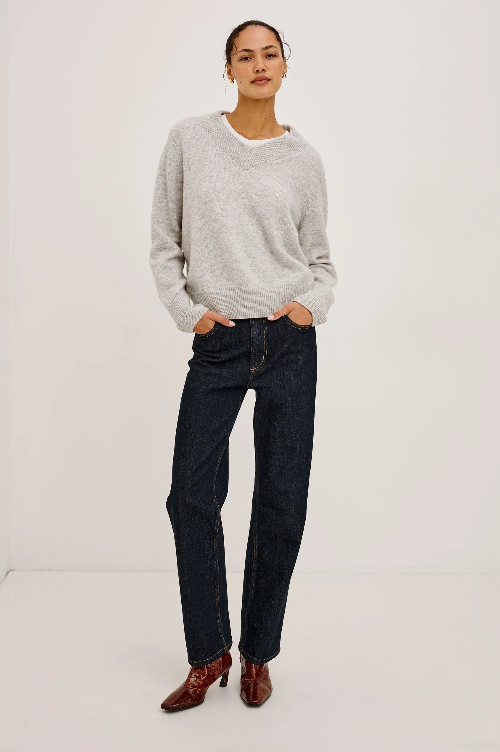 Lidya Sweater - Heather Grey