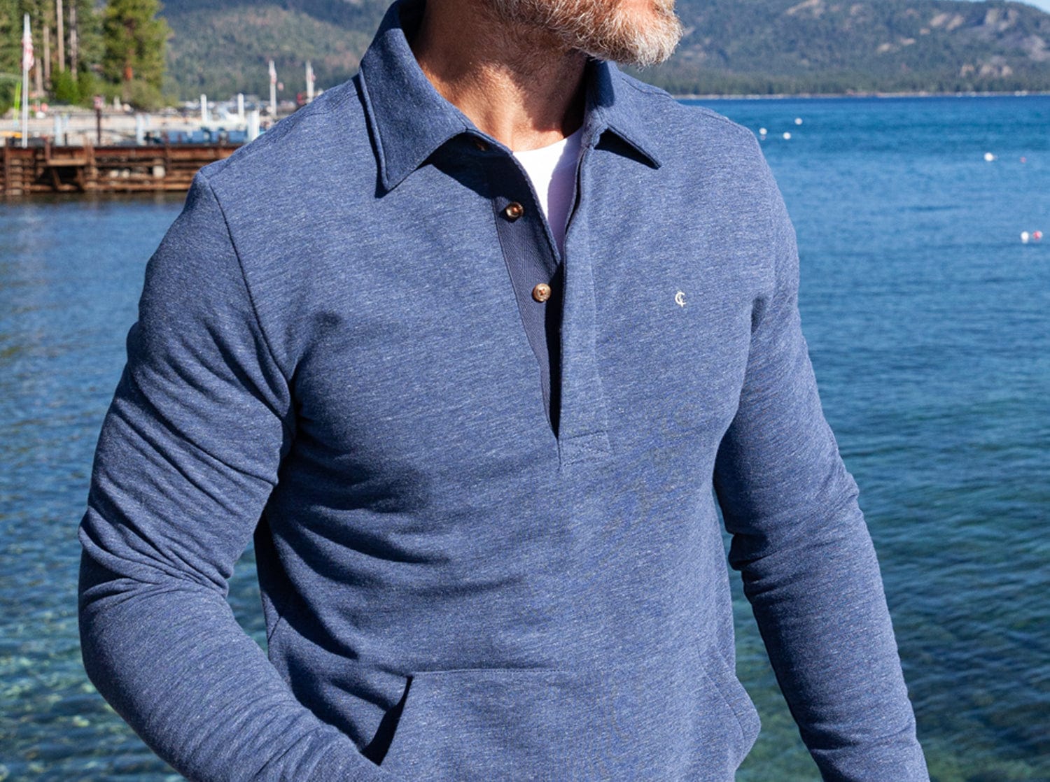 Collared Sweatshirt