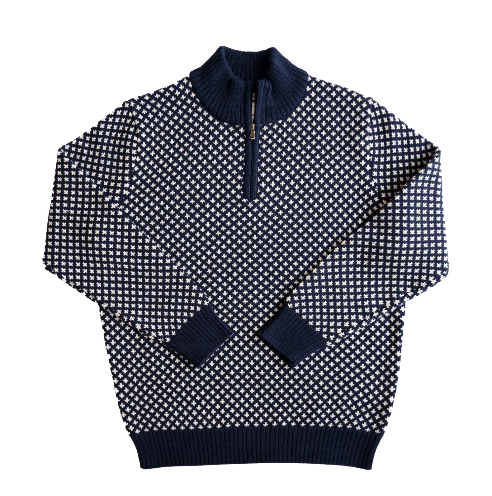 Edgartown SeaWell Quarter Zip Sweater Fore Wharf