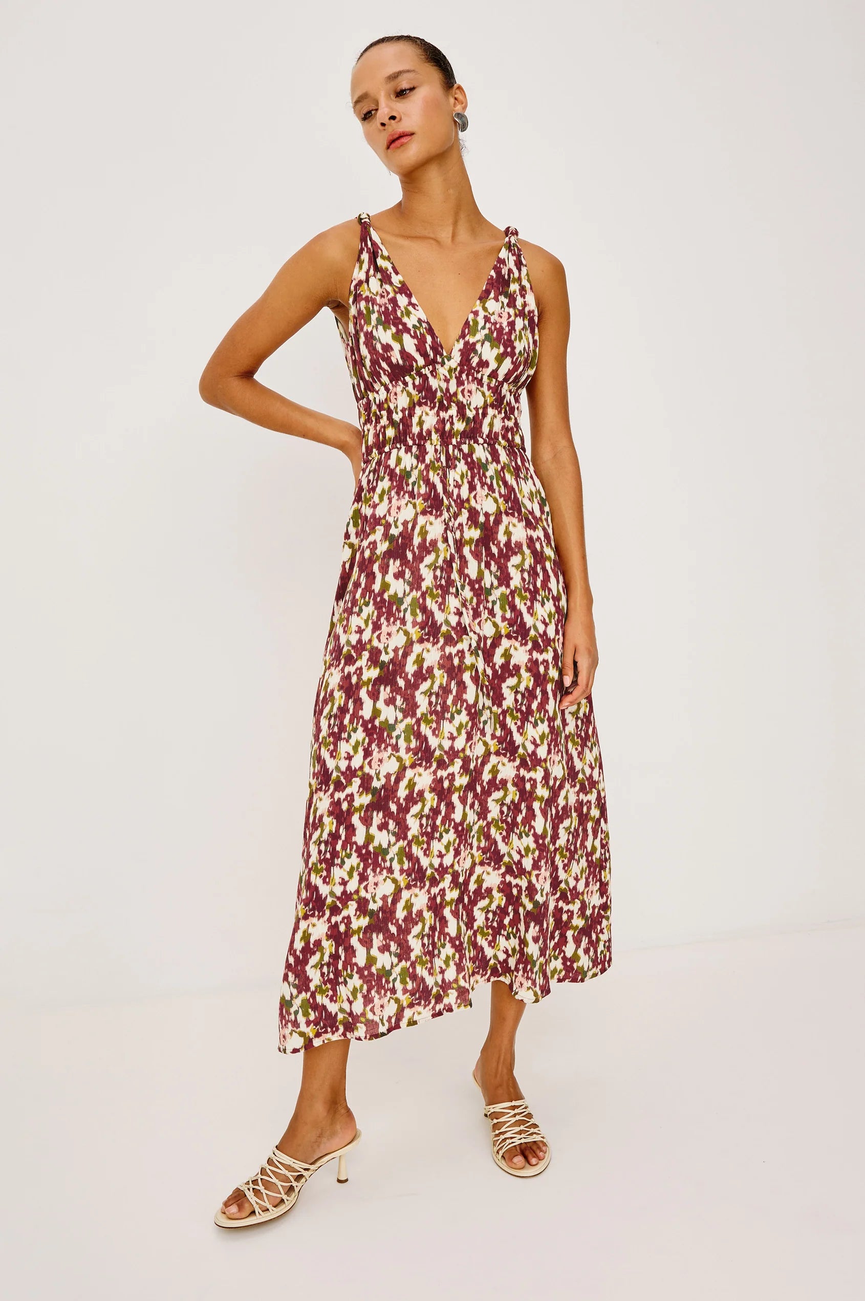 Marciana Dress - Cardinal Floral