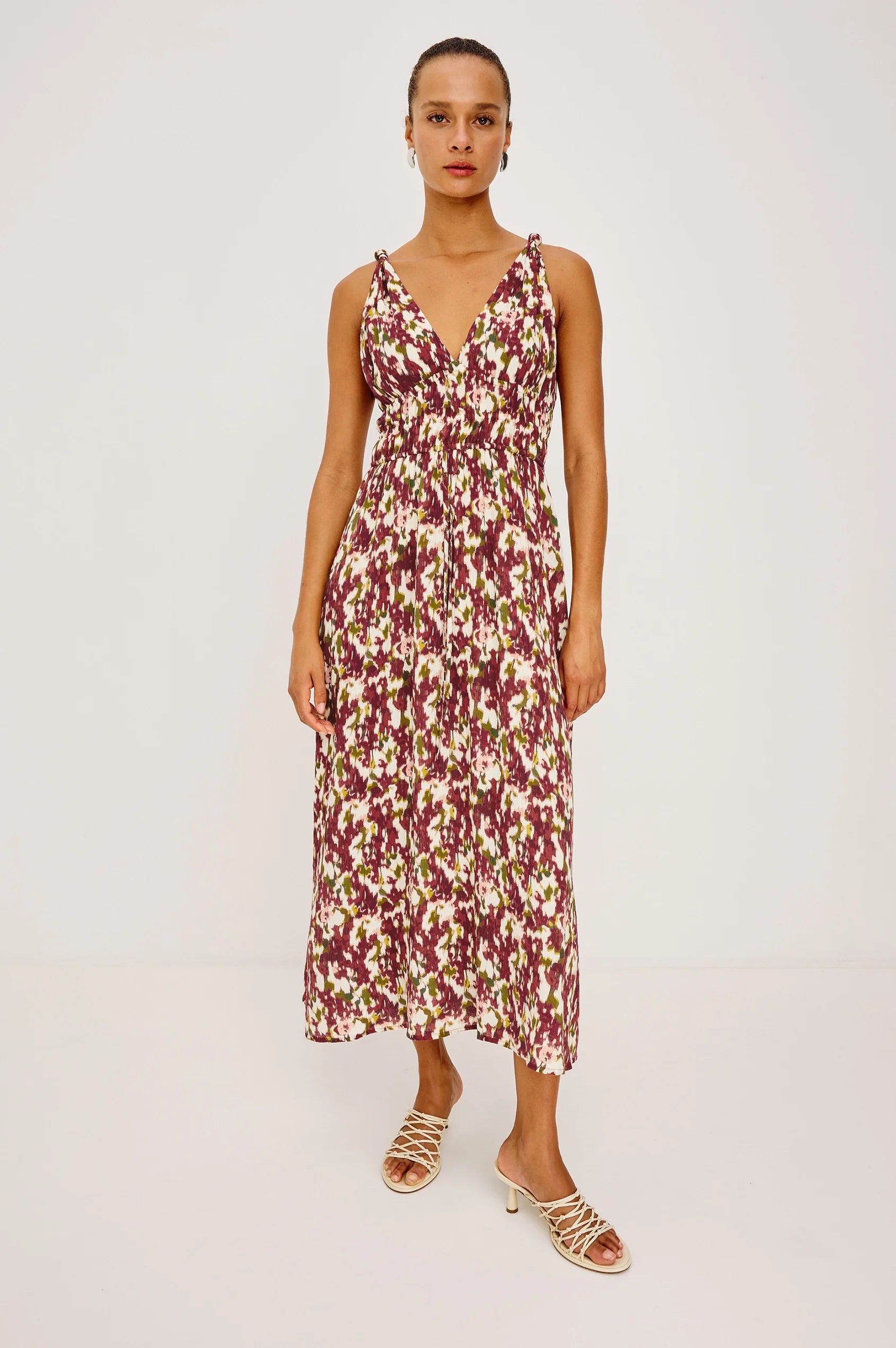 Marciana Dress - Cardinal Floral