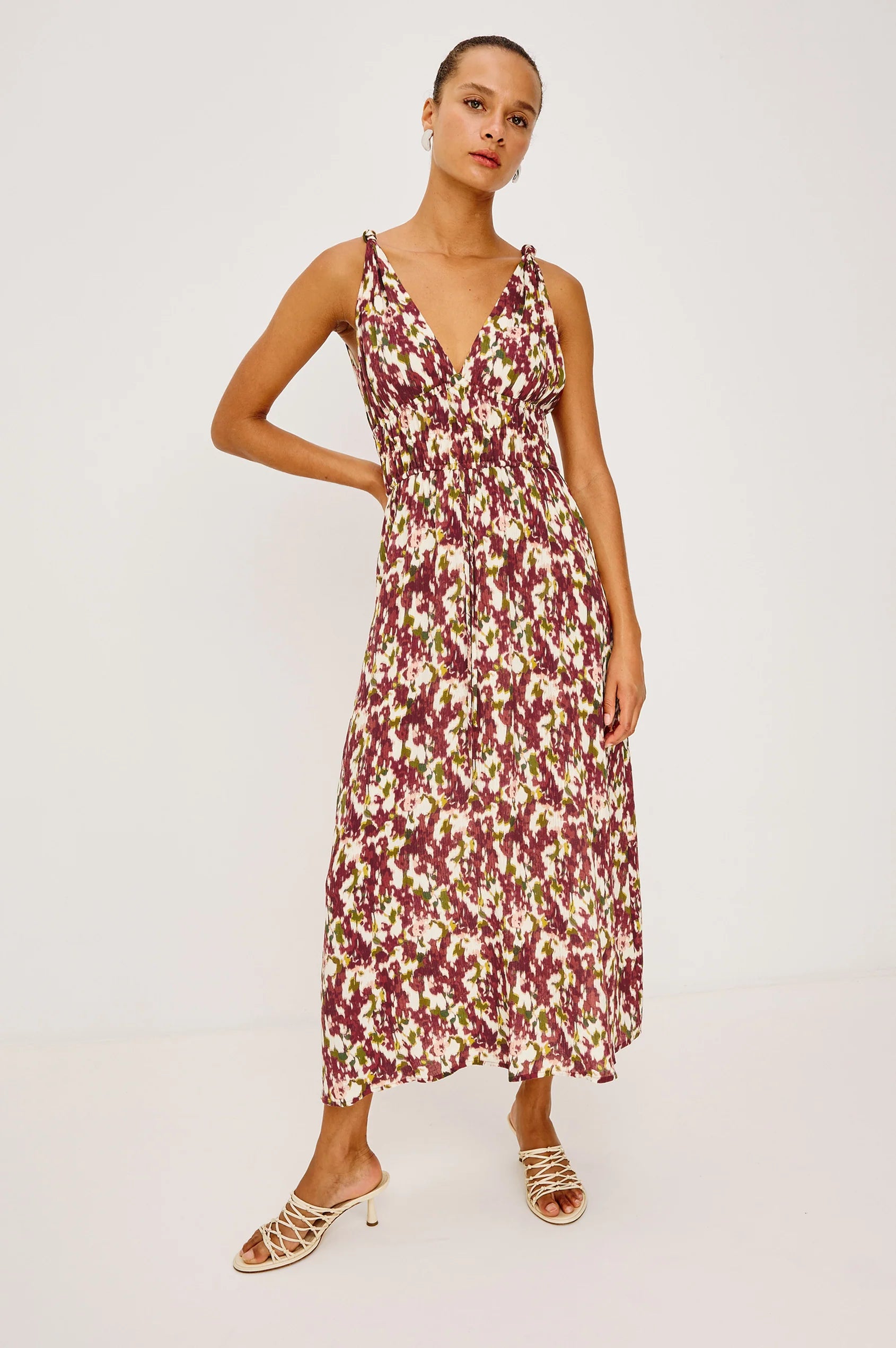 Marciana Dress - Cardinal Floral