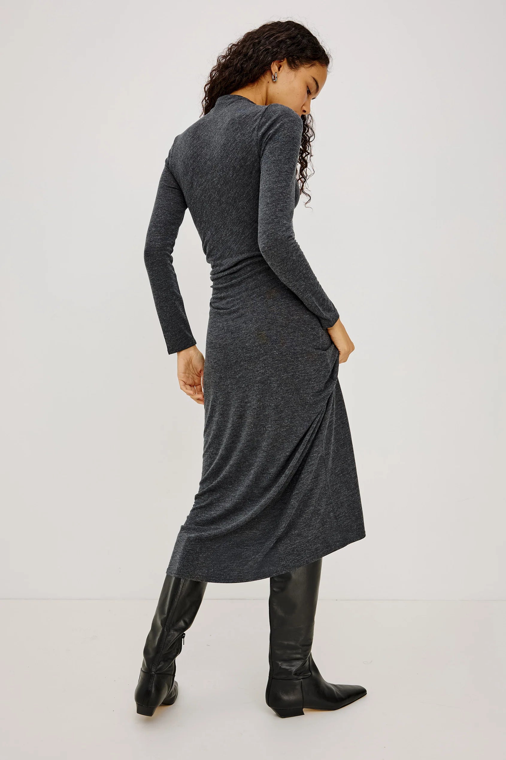 Margaret Dress - Charcoal