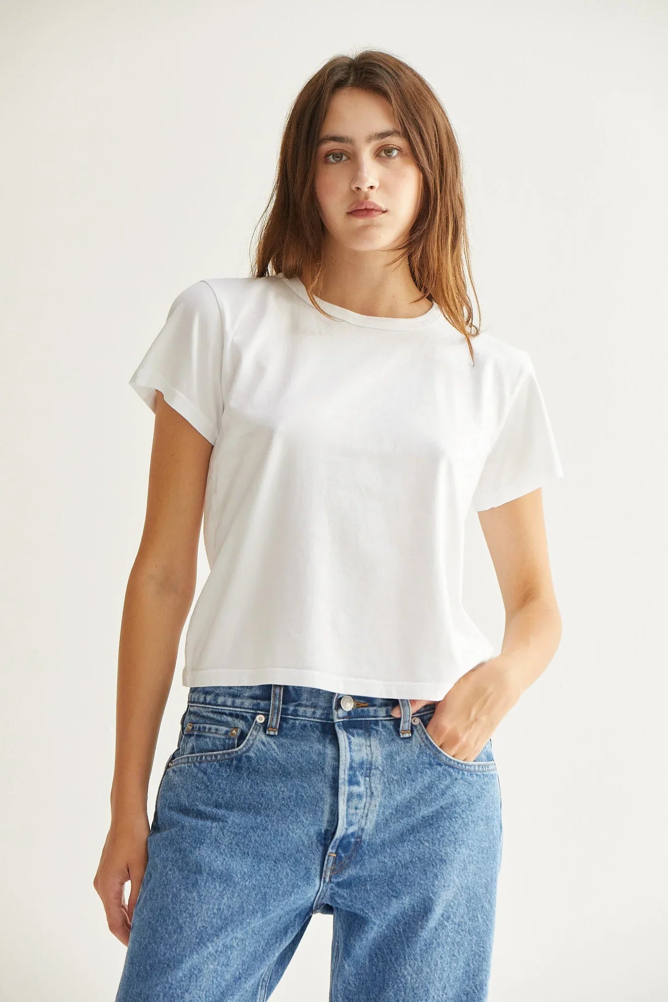 Marielle Classic Tee - White