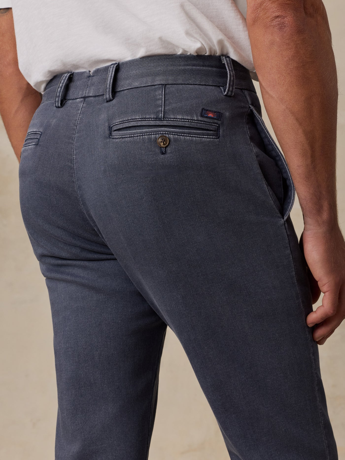 Stretch Terry Trouser - Midnight Storm