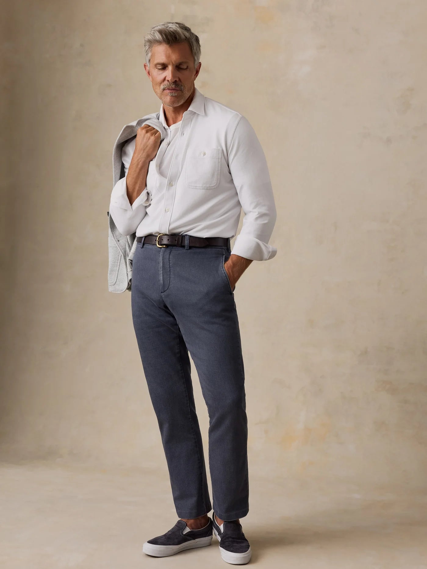 Stretch Terry Trouser - Midnight Storm
