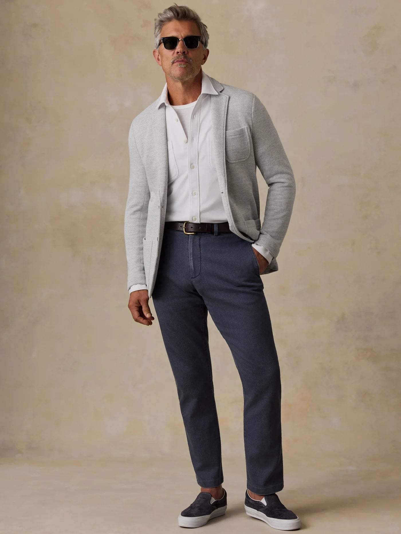 Stretch Terry Trouser - Midnight Storm