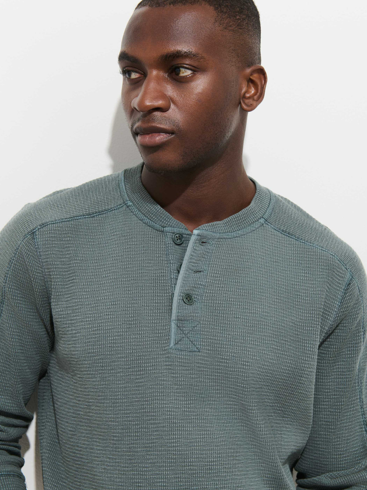 Austin Henley in Thermal Cotton - Sage