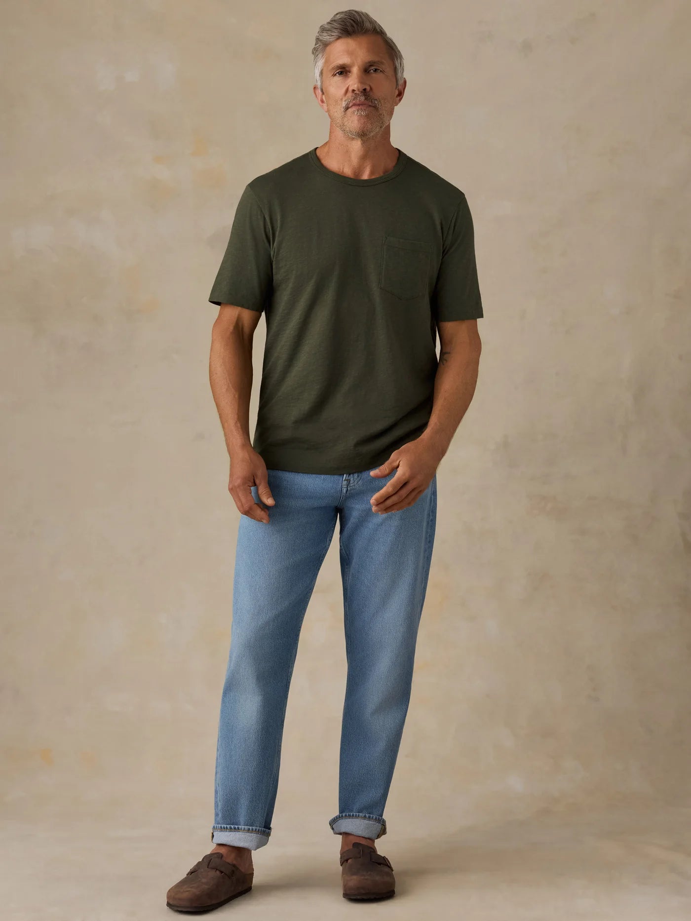 Sunwashed Pocket Tee - Forest Grove