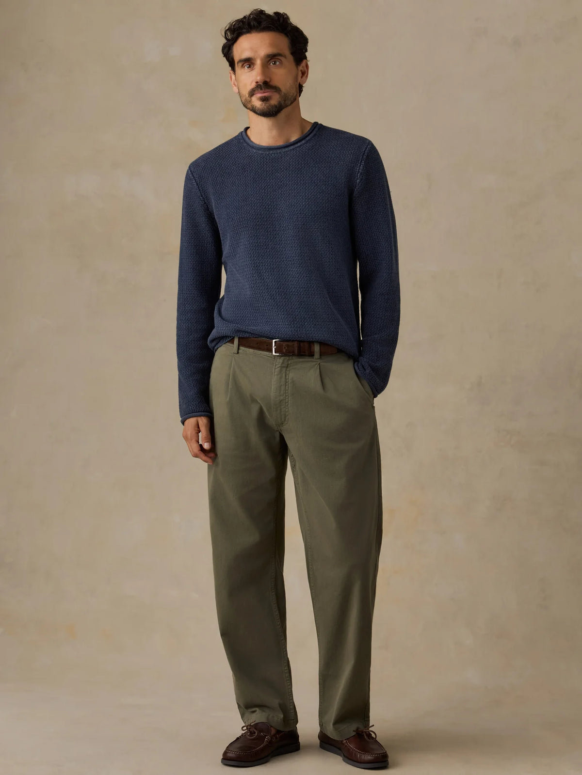 Sunwashed Dockside Sweater - Abyss Navy