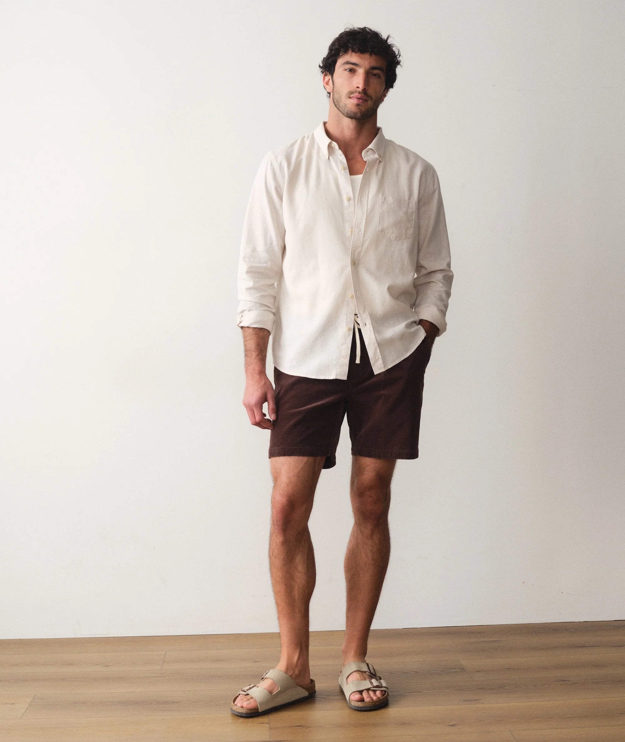 Saturday Corduroy Short 6" - Dark Brown