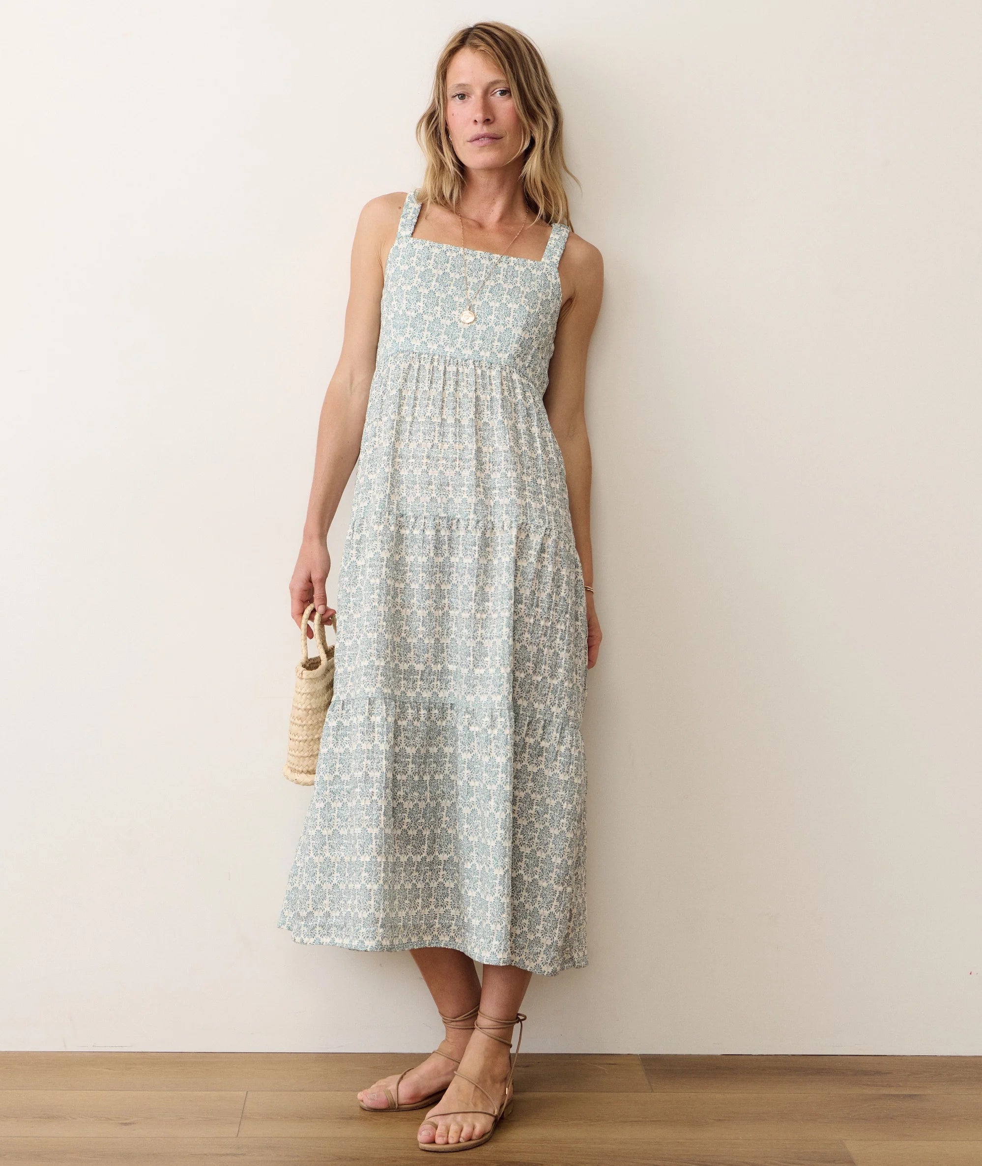 Alana Midi Dress - Oliva Print