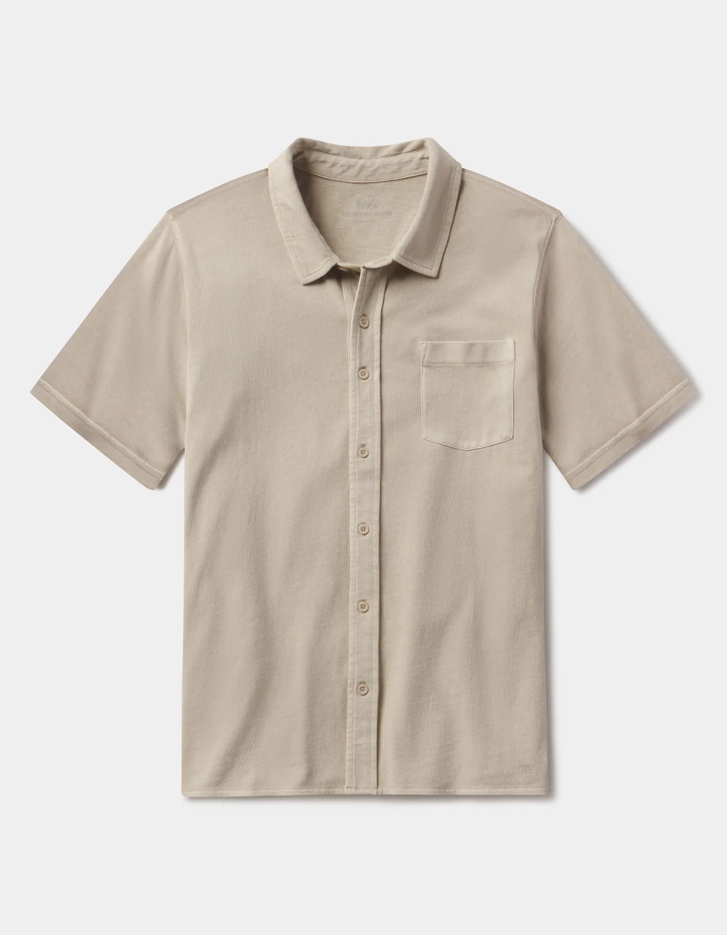 Normal Jersey SS Button Up - Pumice