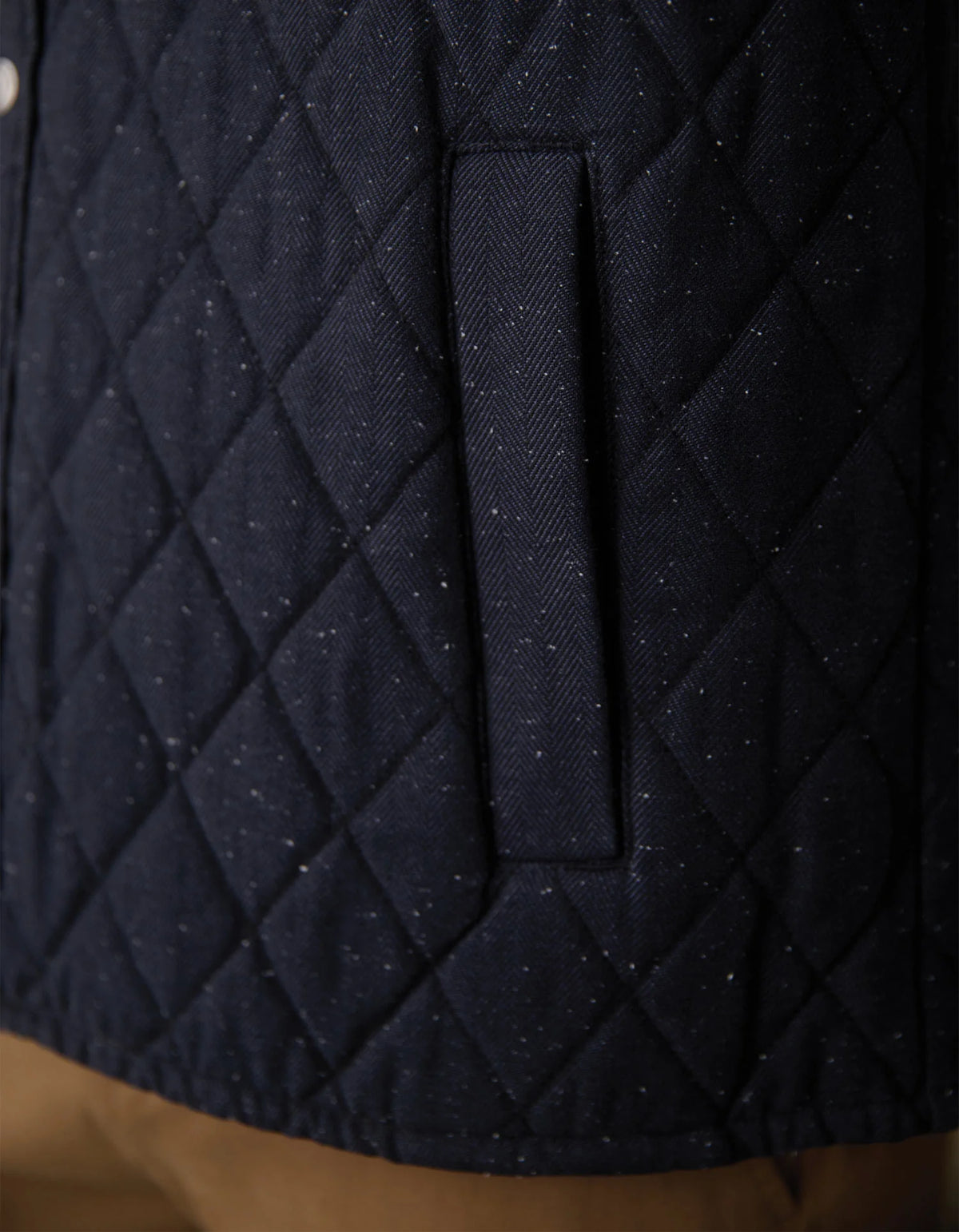 Insulated Workwear Jacket - Navy Nep