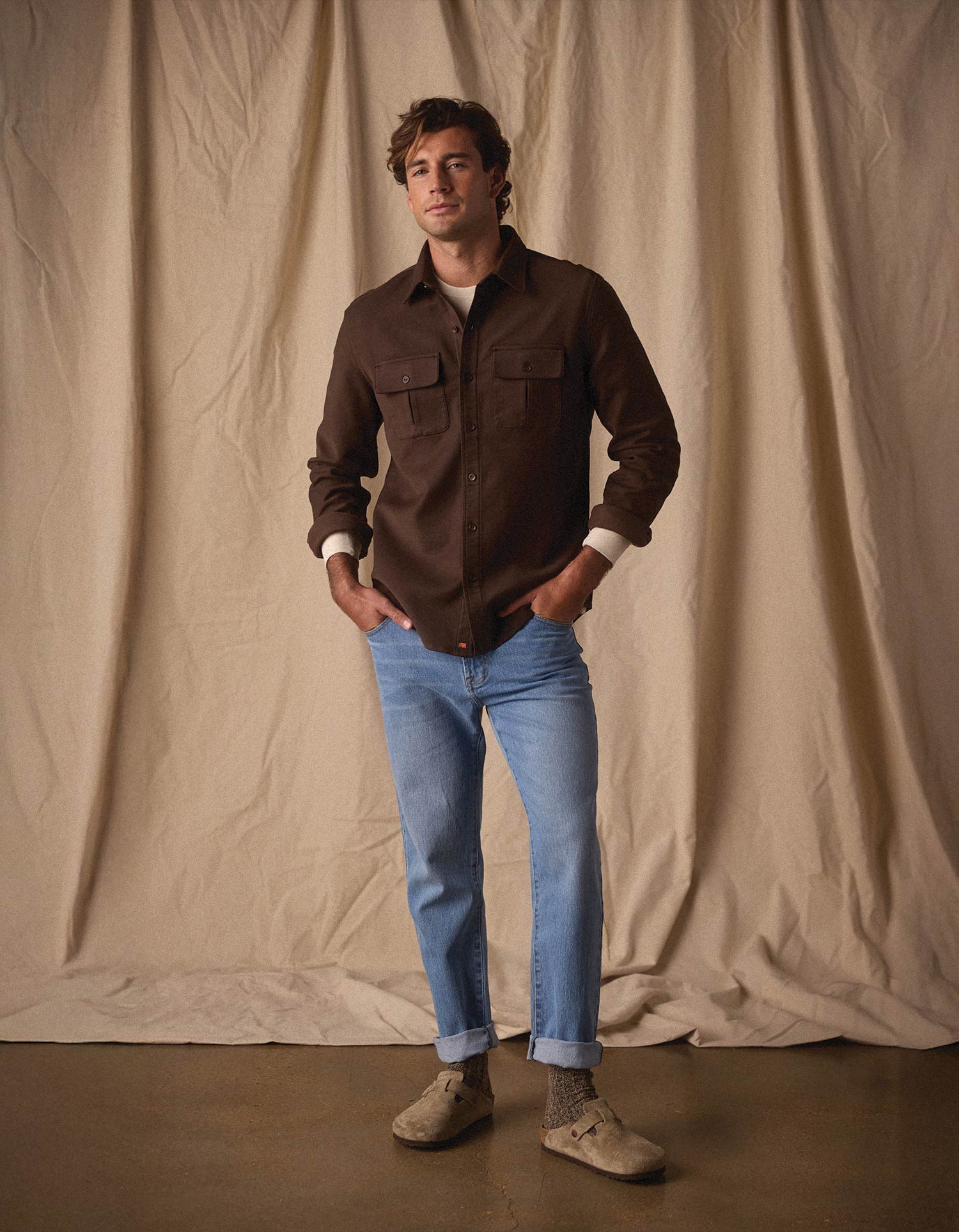 Comfort Terry Shirt Jacket