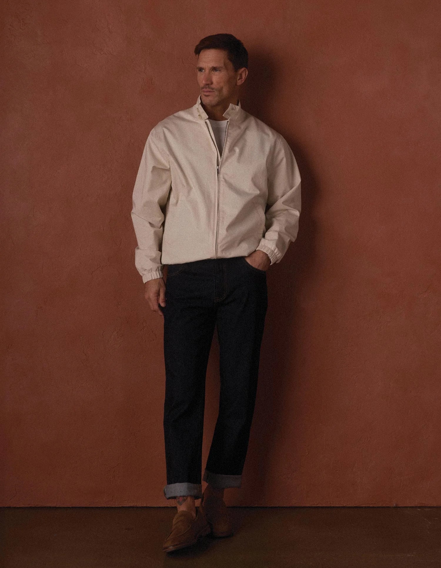 The Harrington Jacket - Light Khaki