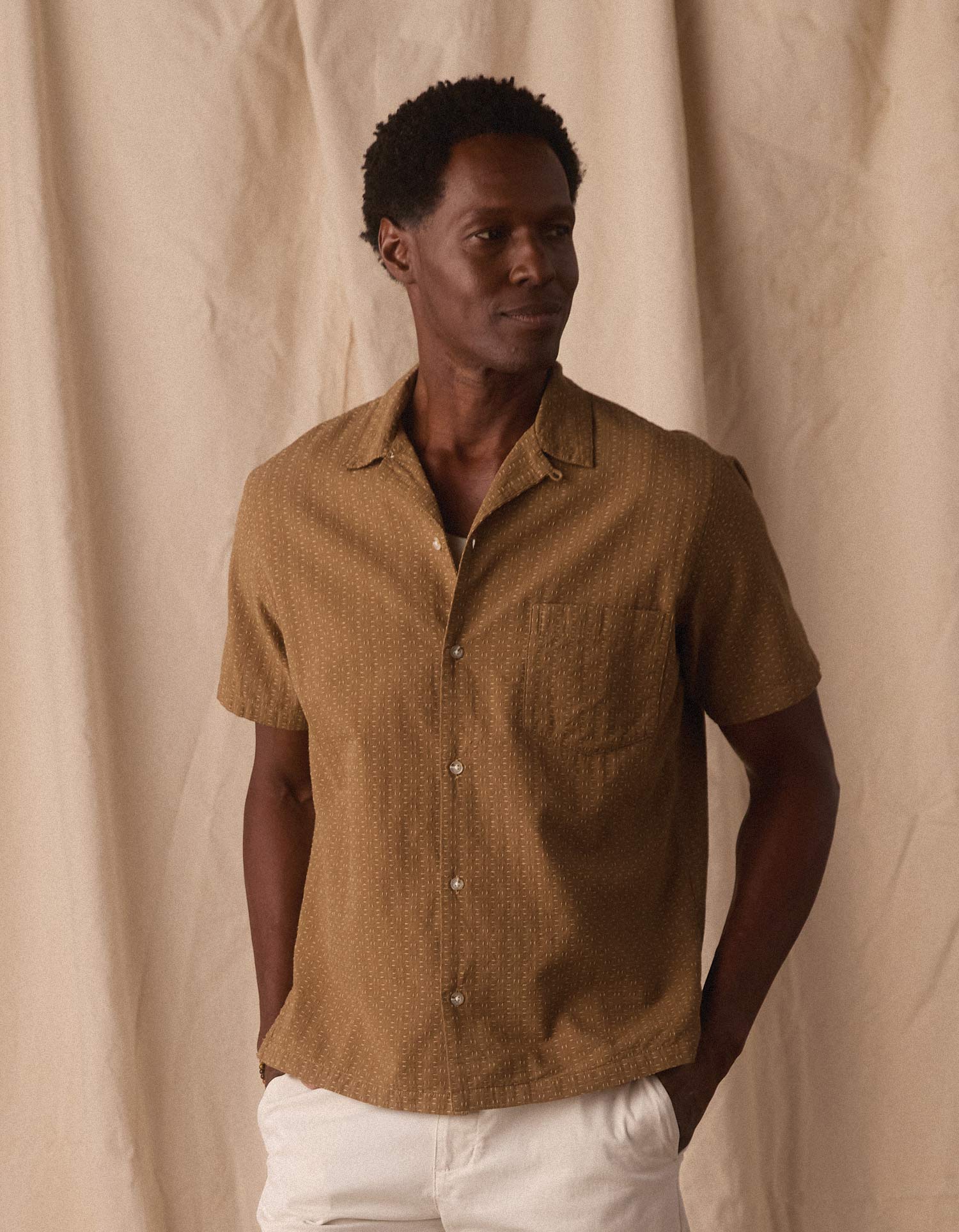 Freshwater Resort Shirt - Dark Khaki