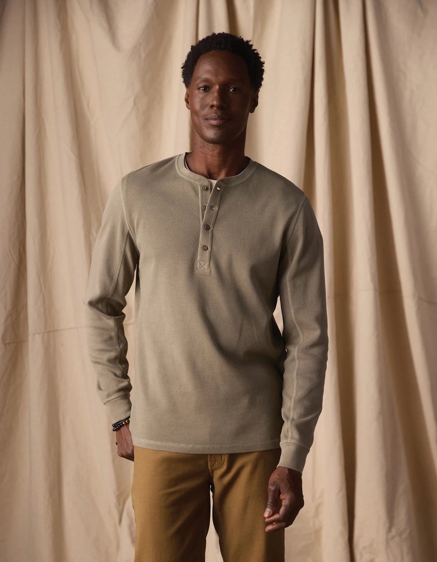 Vintage Thermal Mountain Henley