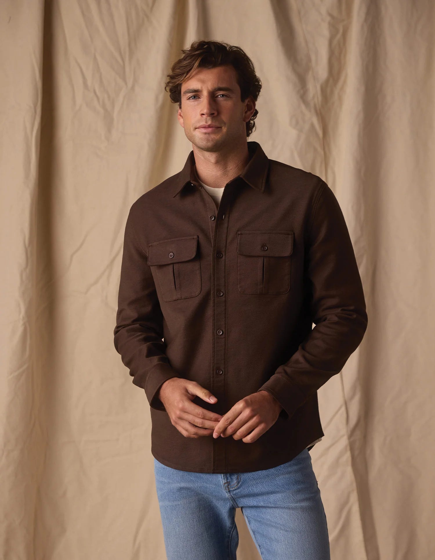 Comfort Terry Shirt Jacket