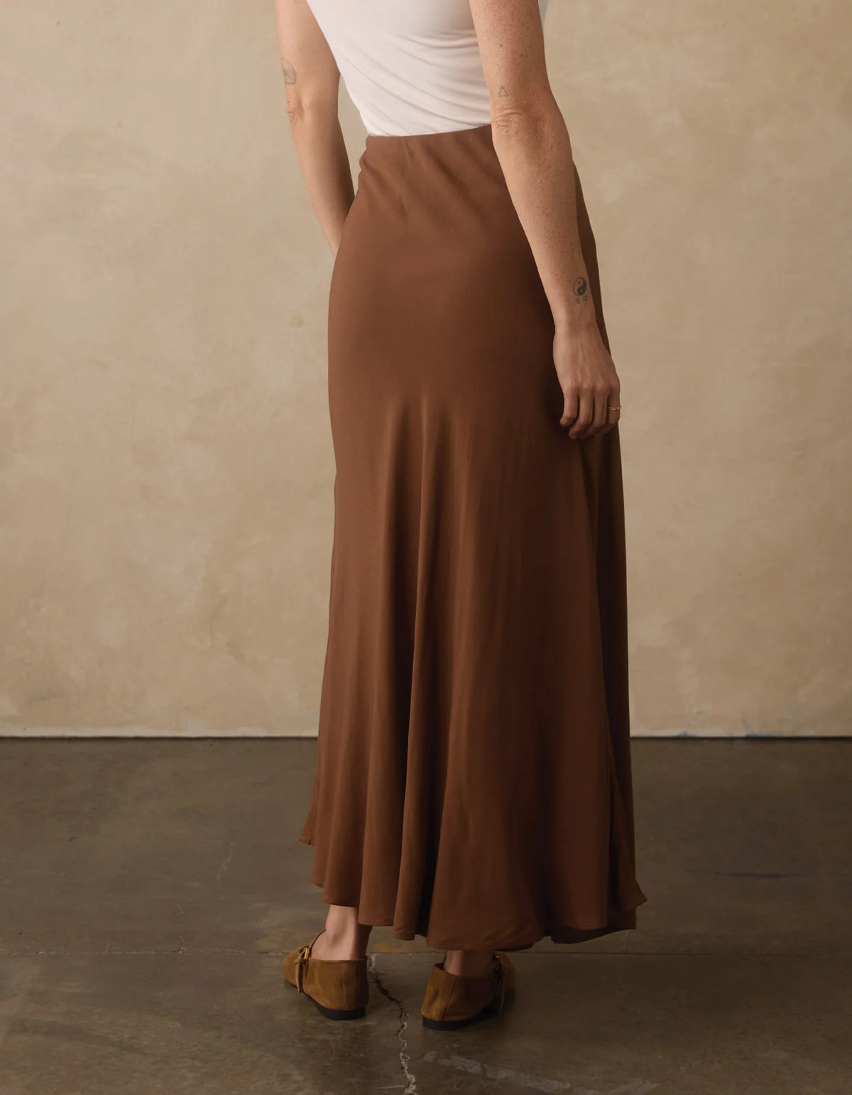 Rose Midi Skirt - Hickory