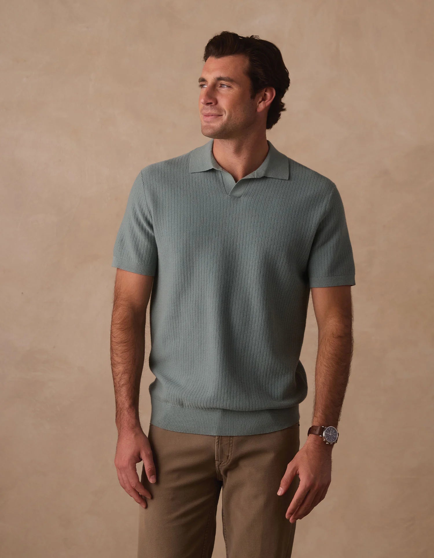 Breezeknit Polo - Juniper