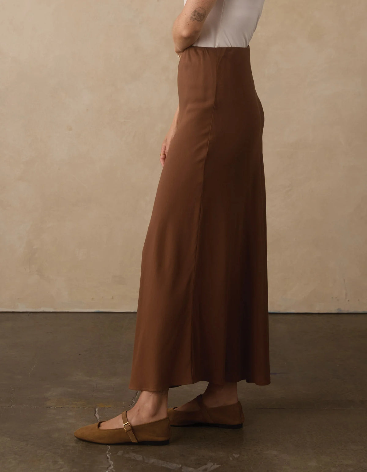 Rose Midi Skirt - Hickory