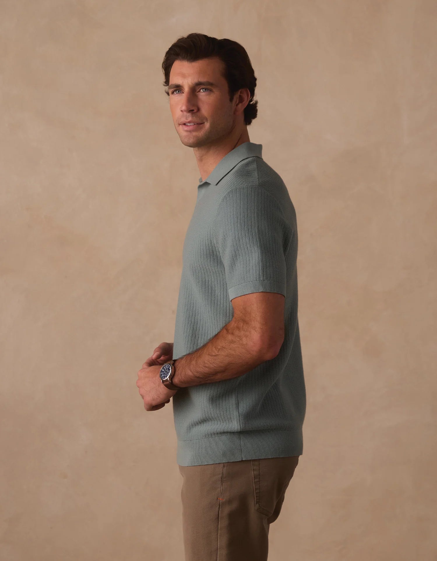 Breezeknit Polo - Juniper