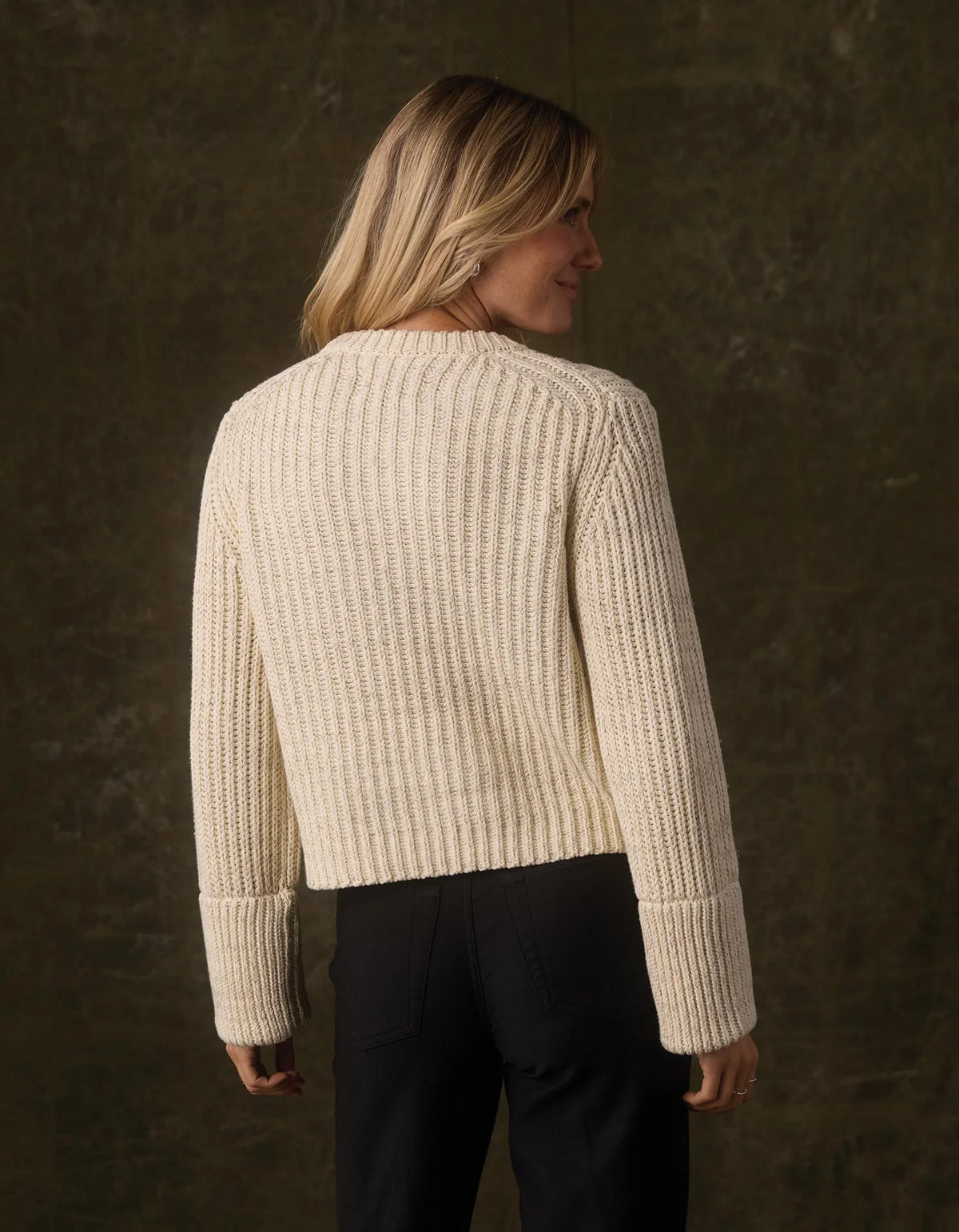 Willow Marled Crewneck Sweater - Cream Marl