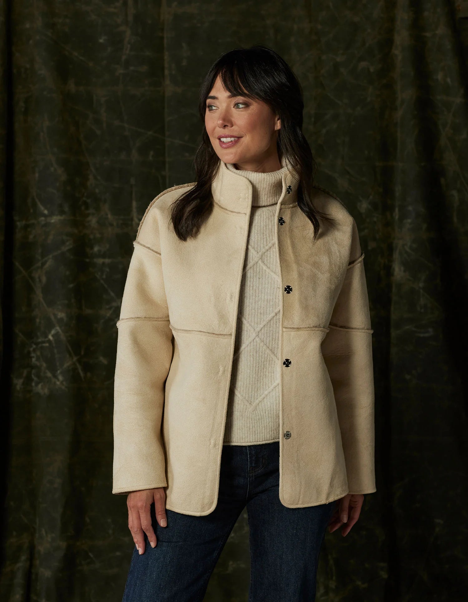 Highland Fleece Snap Coat