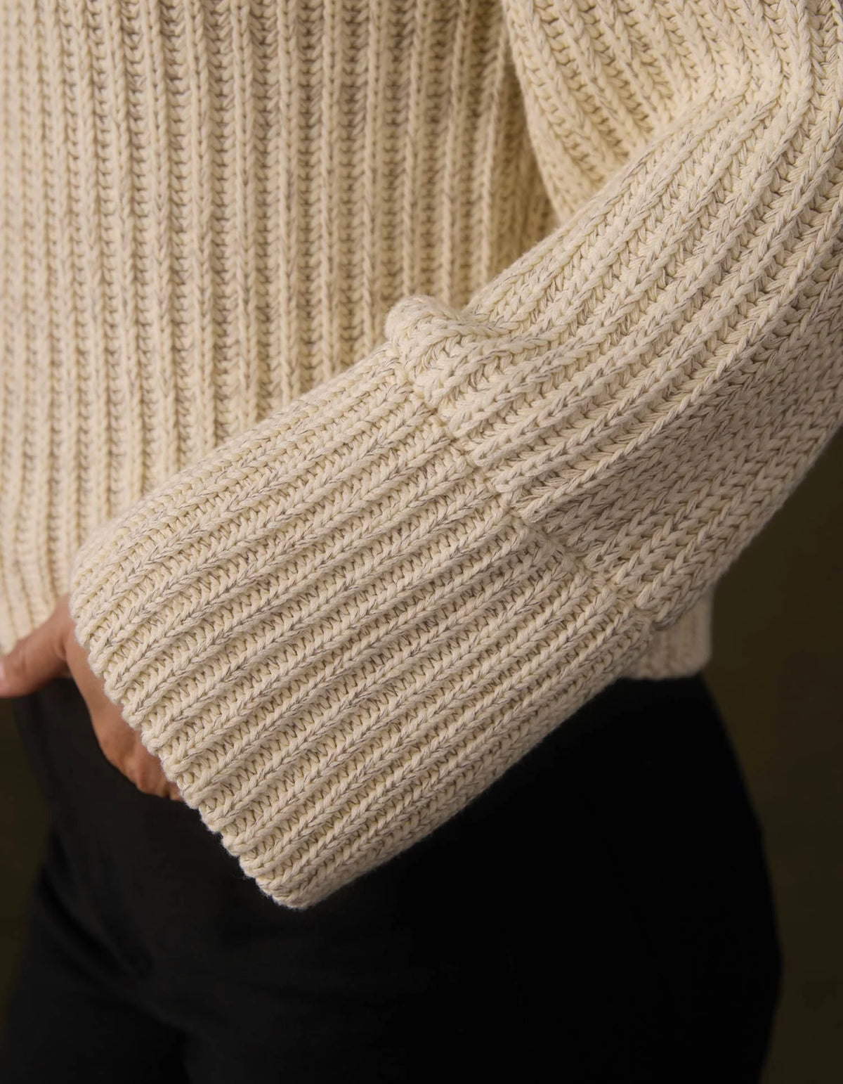 Willow Marled Crewneck Sweater - Cream Marl