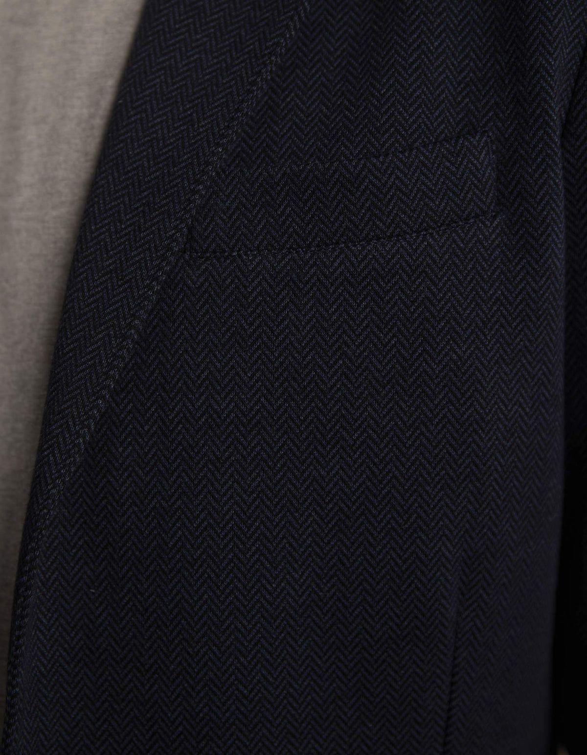 Stretch Knit Blazer - Normal Navy