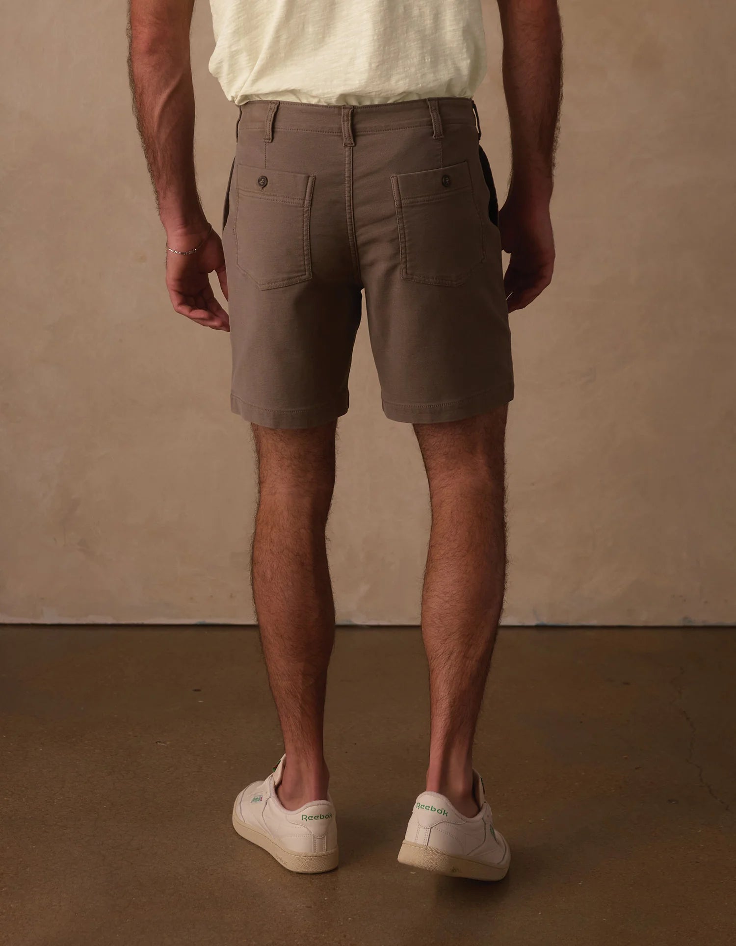 Comfort Terry Utility Short - Taupe