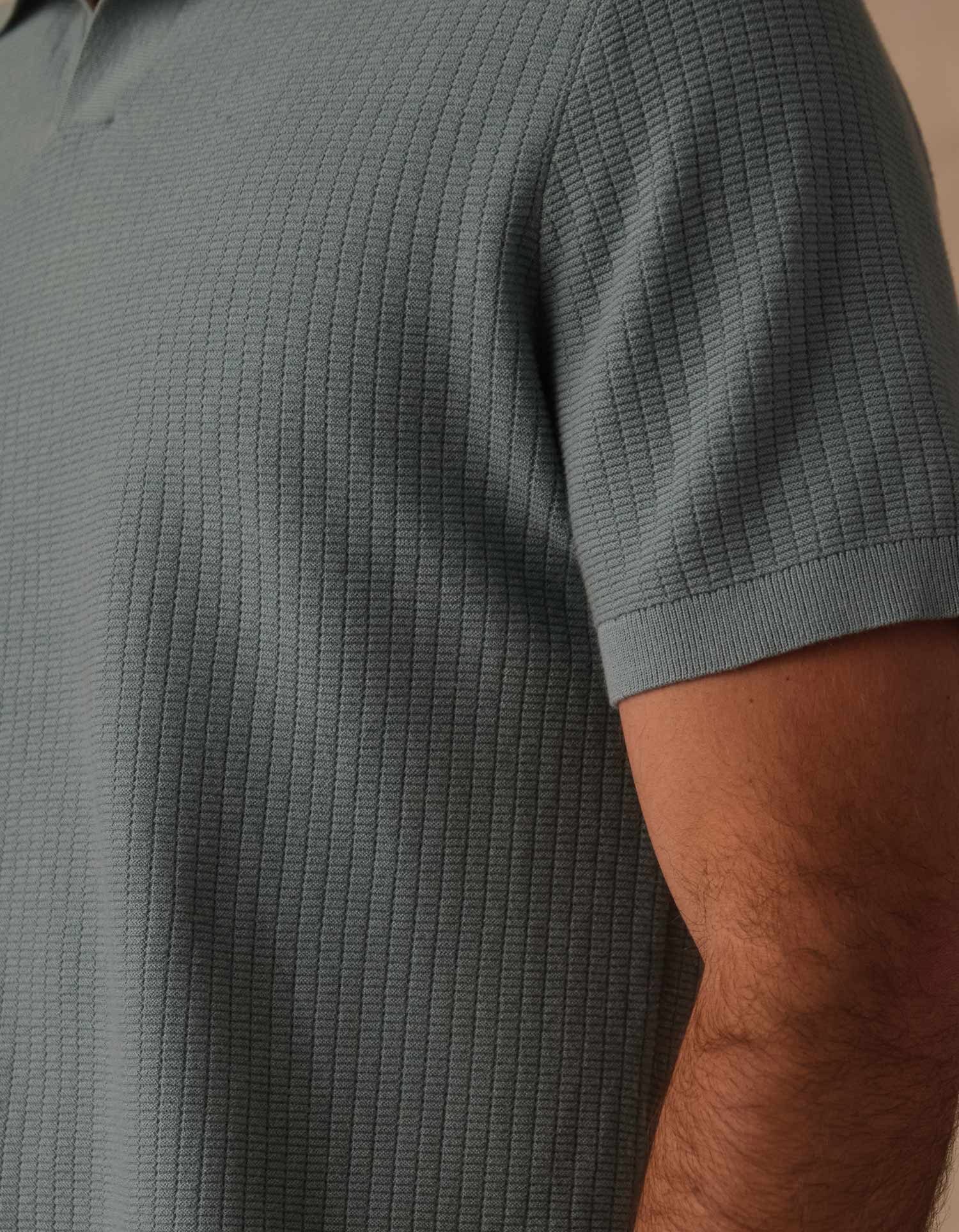 Breezeknit Polo - Juniper