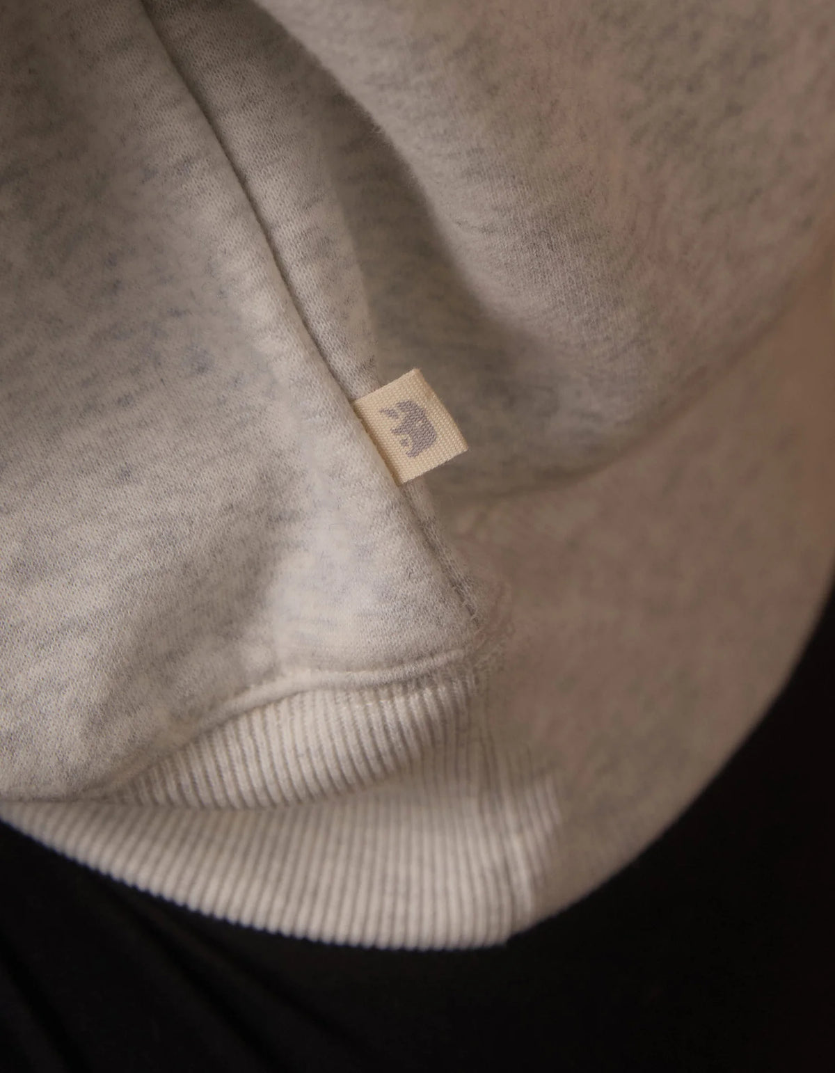Normal Fleece Buttoned Popover - Stone