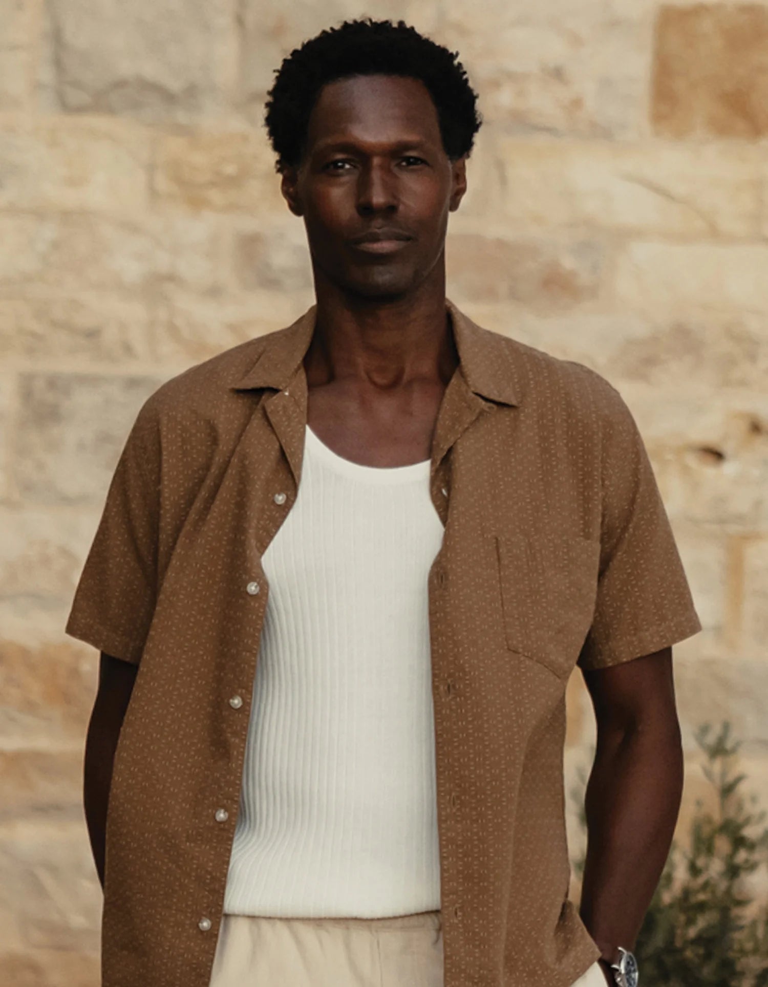 Freshwater Resort Shirt - Dark Khaki