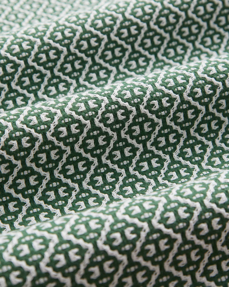Portuguese Tile Shorts - Green