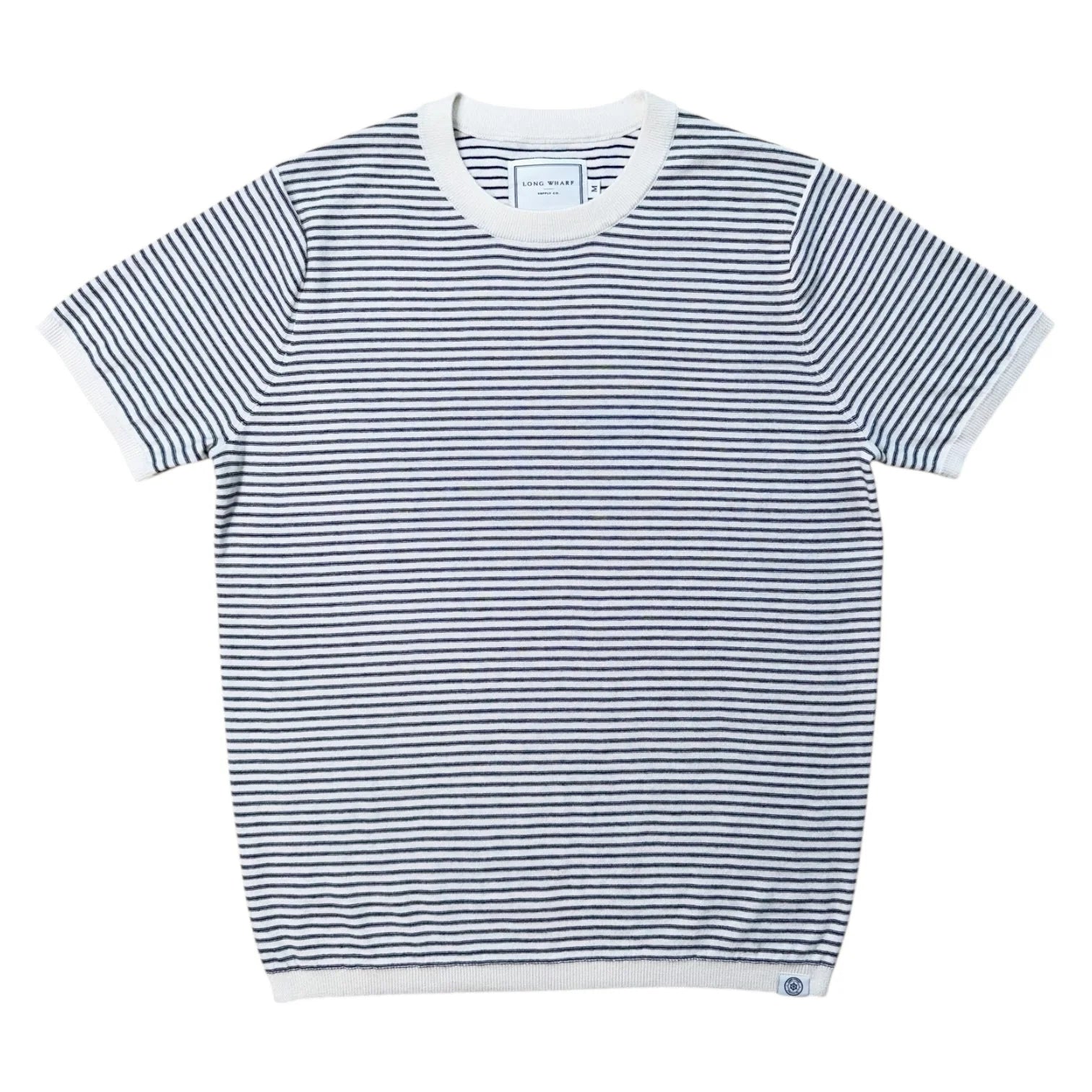 SeaWell® Beach Stripe Tee - Cream
