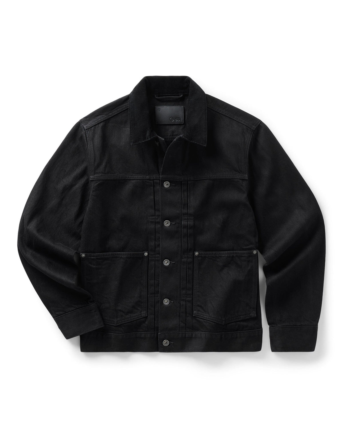 The Ryder Jacket - Rinsed Black Organic Selvedge