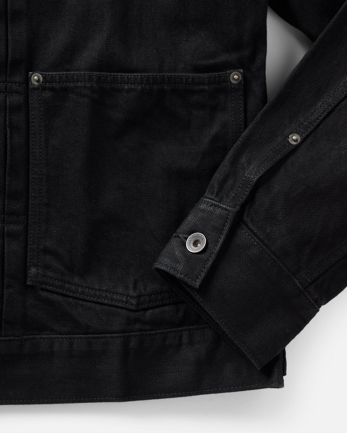 The Ryder Jacket - Rinsed Black Organic Selvedge