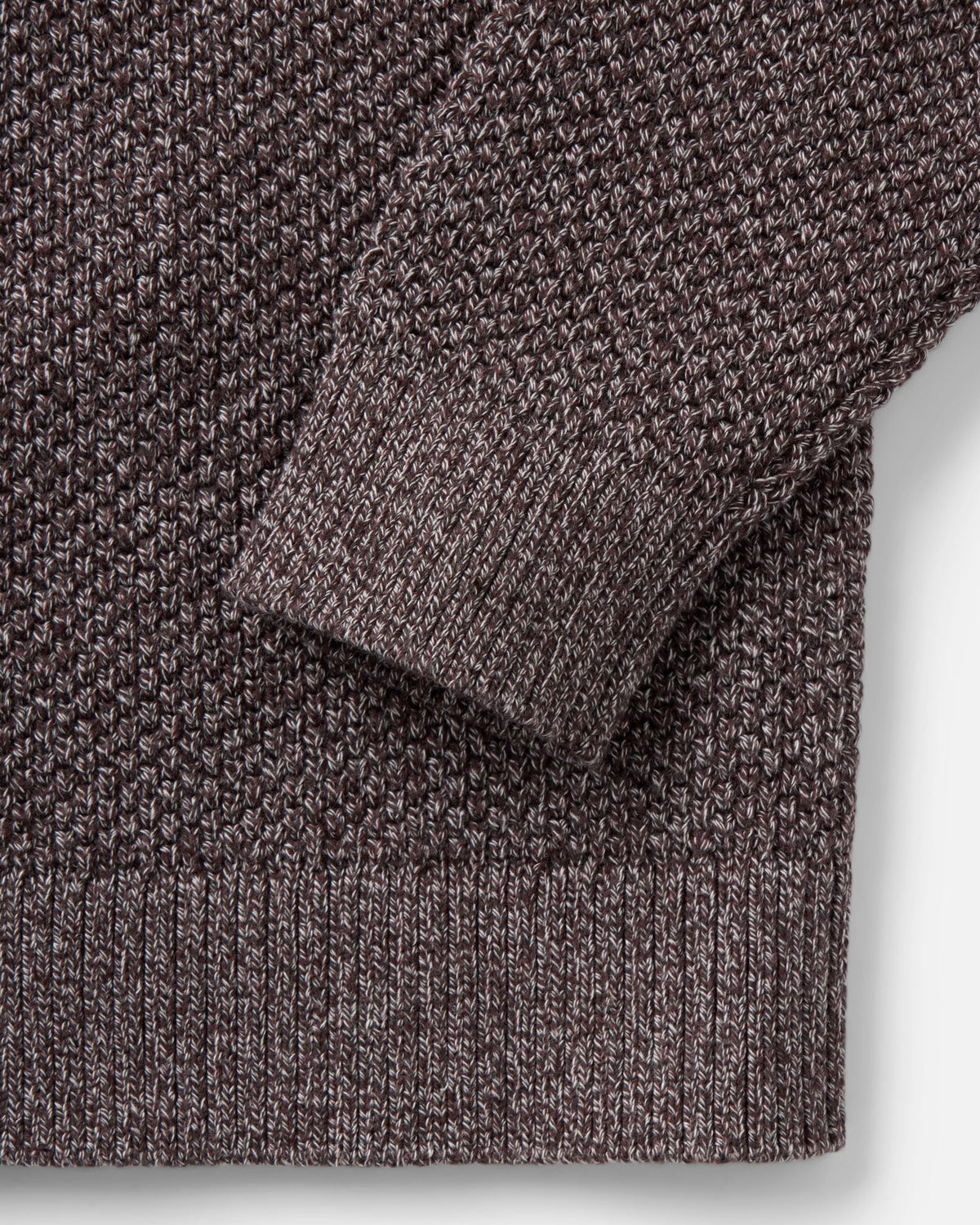 Crawford Crew Sweater - Burgundy Twist