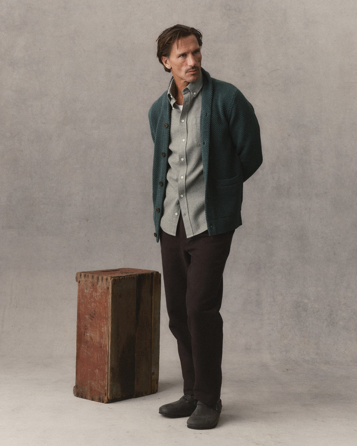 The Crawford Sweater - Dark Forest Twist