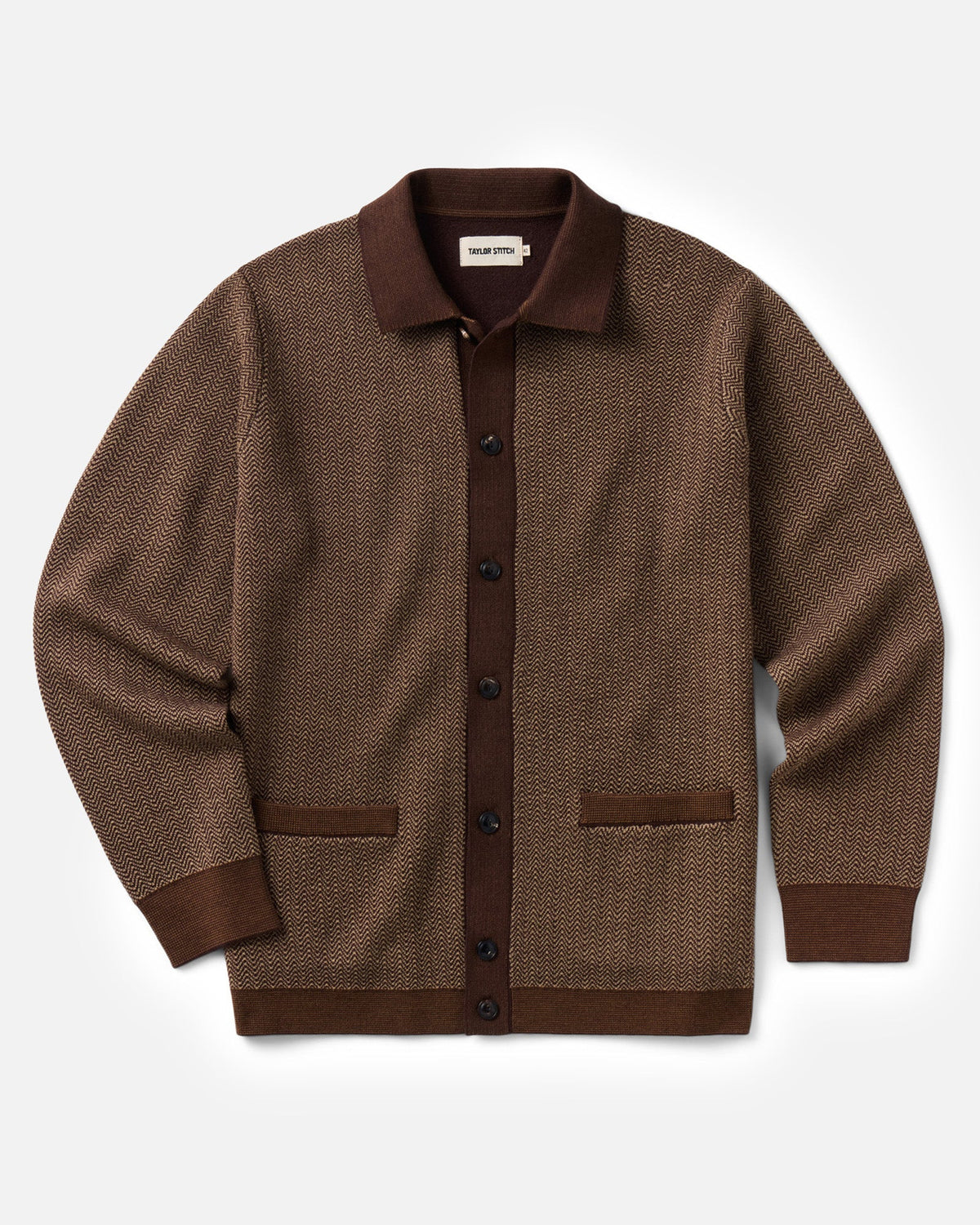 The Miles Sweater Polo - Espresso Merino